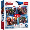 4 in 1 Puzzle - Marvel Avengers (35, 48, 54, 70 pieces) - 1 item