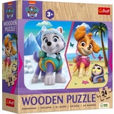 Wooden Puzzle Junior 'Sky & Everest' 24 pieces - Paw Patrol