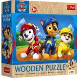 Wooden Puzzle Junior 'Dog Crew' 24 pieces - Paw Patrol