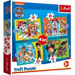 Trefl 4 in 1 Puzzle - Paw Patrol, Team - 1 pz.