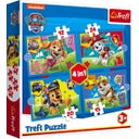 4 in 1 Puzzle - Paw Patrol (12, 24, 20, 15 Teile)