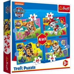 4 in 1 Puzzle - Paw Patrol (12, 24, 20, 15 Teile) - 1 Stk