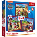 Trefl 3-in-1 Puzzle - Paw Patrol - 1 item