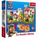 Trefl 2 in 1 Puzzles + Memo - Paw Patrol - 1 Stk