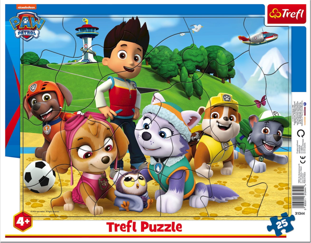 Trefl Rahmen-Puzzle 25 Teile - Paw Patrol