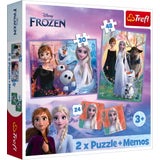 Trefl 2 in 1 Puzzles + Memo - Disney Frozen II