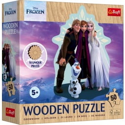 Junior Wooden Puzzle 50 pieces - Disney Frozen - 1 item