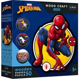 Junior Wooden Puzzle 50 pieces - Marvel Spider-Man - 1 item