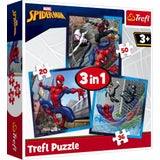 Trefl 3 in 1 Puzzle - Spider-Man