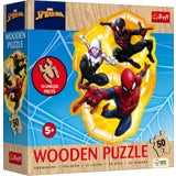 Junior Wooden Puzzle 50 pieces - Marvel Spider-Man