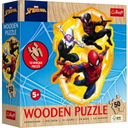 Holz Puzzle Junior 50 Teile - Marvel Spiderman - 1 Stk