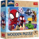 Wooden Puzzle Junior 24 pieces - Marvel Spidey Amazing Friends