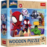 Wooden Puzzle Junior 24 pieces - Marvel Spidey Amazing Friends