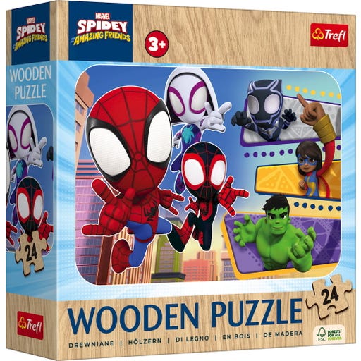 Trefl Wooden Puzzle Junior 24 pieces - Marvel Spidey Amazing