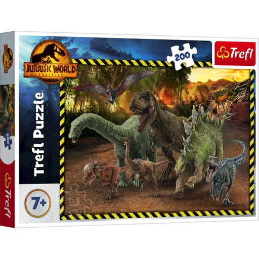 Puzzle Trefl BrainRots Tralalero Tralala - 200 Pezzi, Universo Surreale Colorato Per Bambini Da 7 Anni