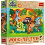 Wooden Puzzle Junior 24 pieces - Jurassic World