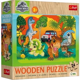 Wooden Puzzle Junior 24 pieces - Jurassic World - 1 item