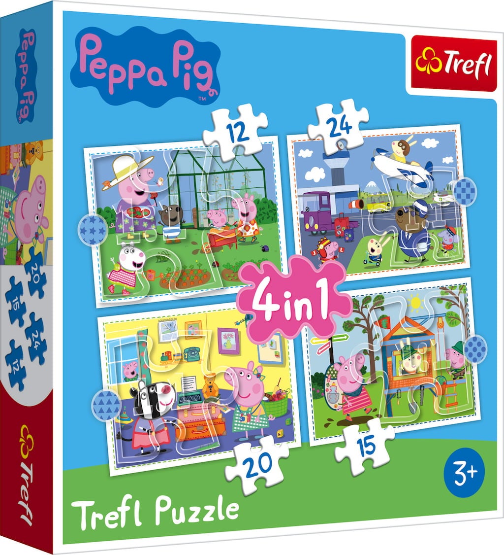 Trefl 4 in 1 Puzzle - Peppa Pig - 1 Stk