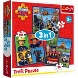 Trefl 3-in-1 Puzzle - Fireman Sam