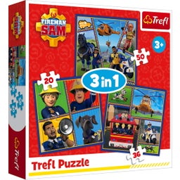 Trefl 3-in-1 Puzzle - Fireman Sam - 1 set