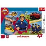 Trefl Frame Puzzle - Fireman Sam 15 pieces