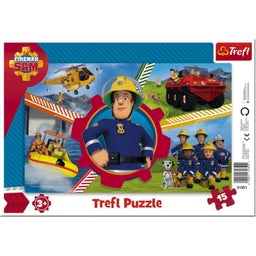 Trefl Frame Puzzle - Fireman Sam 15 pieces - 1 item