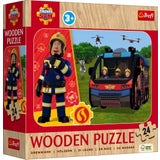 Trefl Wooden Puzzle - Fireman Sam 24 pieces