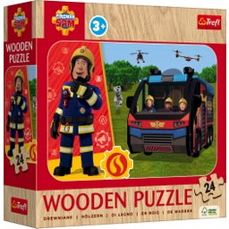 Trefl Wooden Puzzle - Fireman Sam 24 pieces - 1 item