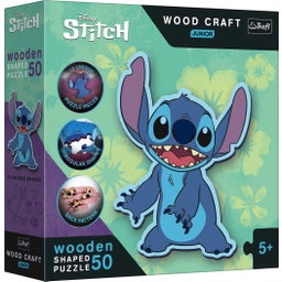 Wooden Puzzle Junior 50 pieces - Lilo & Stitch - 1 item