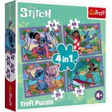 Trefl 4 in 1 Puzzle - Lilo & Stitch