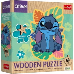 Wooden Puzzle Junior 50 pieces - Lilo & Stitch - 1 item