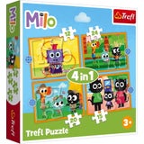 Trefl 4-i-1 Pussel-Set - Milo