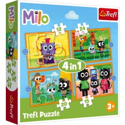 Trefl 4in1 Puzzle-Set - Milo - 1 Set