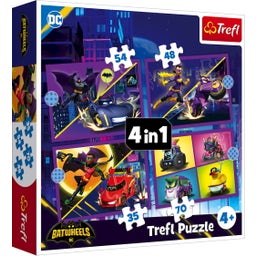 Trefl 4 in 1 Puzzle - Warner Batwheels - 1 set