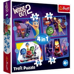 Trefl 4-in-1 Puzzle Set - Inside Out 2 - 1 set