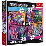 Trefl 4in1 Puzzle Set - Monster High