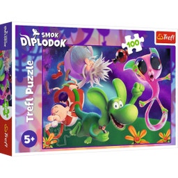 Trefl Puzzle - Dilpodocus Dragon, 100 pieces - 1 item