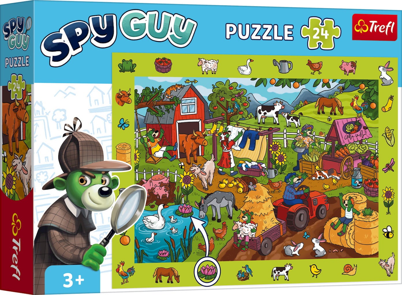 Trefl Puzzle 24 Pezzi - Spy Guy - Fattoria - 1 pz.