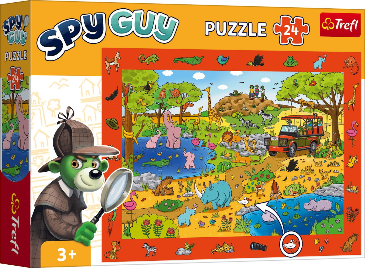 Trefl Puzzle - Spy Guy - Safari 24 Teile - 1 Stk