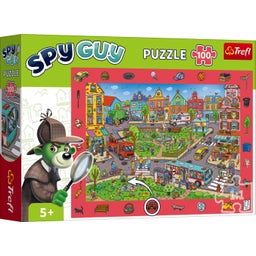 Trefl Puzzle - Spy Guy - Mesto, 100 kosov - 1 k.