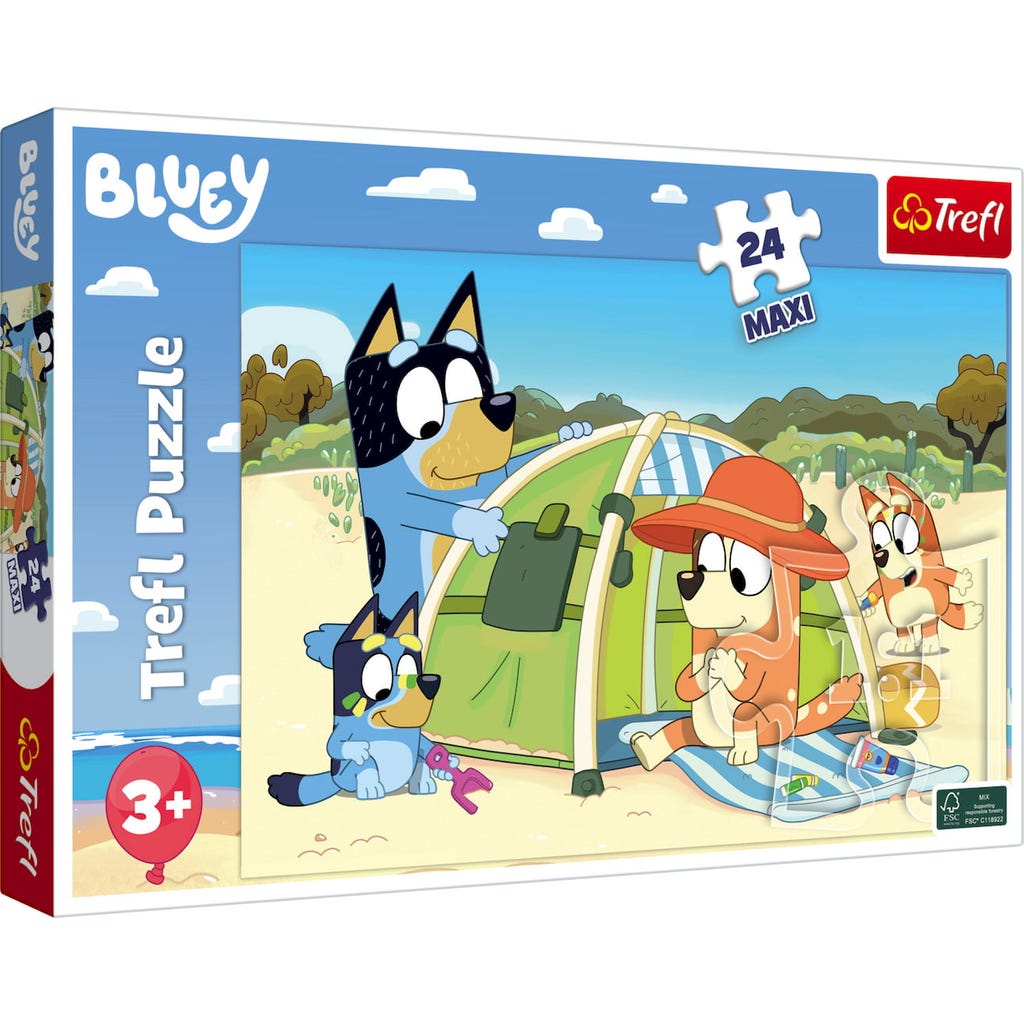 Trefl Maxi Puzzle - Bluey 24 pieces - Playpolis