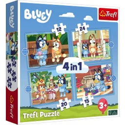 Trefl 4-in-1 Puzzle Set - Bluey - 1 set