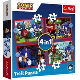 Trefl 4-in-1 Puzzle Set - Sonic