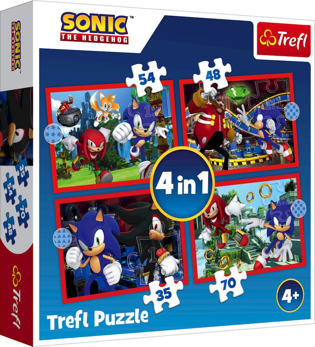 4 in 1 Puzzle - Sonic