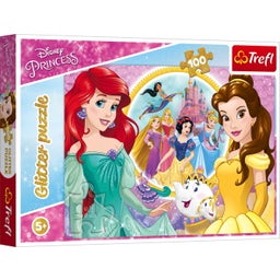 Glitter Puzzle - Disney Ariel the Mermaid 100 pieces - 1 item