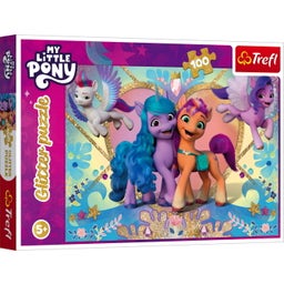 Glitter Puzzle - My Little Pony 100 pieces - 1 item