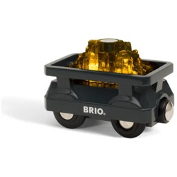 Brio Bahn - Goldwaggon mit Licht - 1 Stk