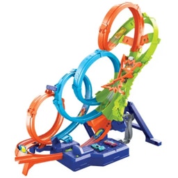 Hot Wheels Action 4 Loopings Crash-Out - 1 pz.