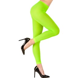 Widmann Leggings 70 Den, One Size für Erwachsene - Neon Grün