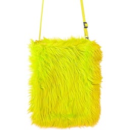 Widmann Borsa di Peluche - Giallo neon